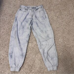 Rag & Bone Light blue Miramar digital joggers medium